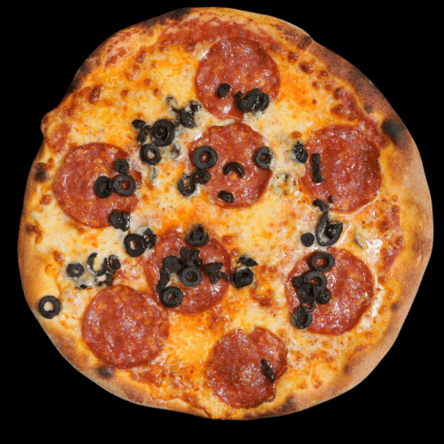 Pizza Salami (scharf)