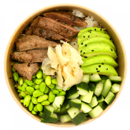 Rindfleisch Poke Bowl