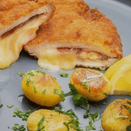 Hausgemachtes Cordon Bleu Bauer (Schwein)