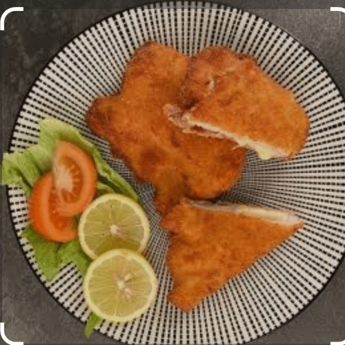 Hausgemachtes Cordon Bleu Diavolo (Kalb, scharf)