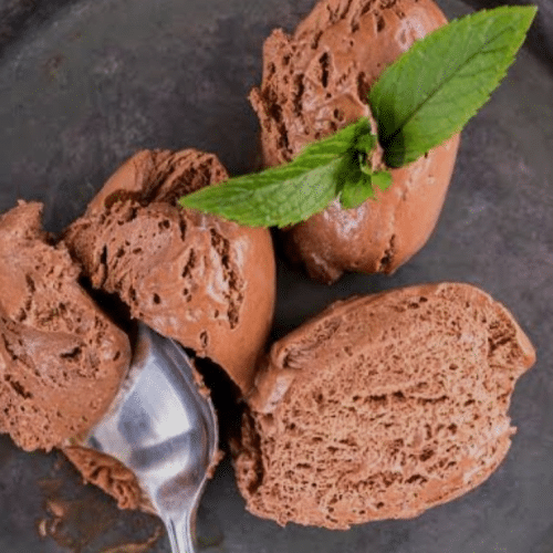 Hausgemachtes Mousse au Chocolat