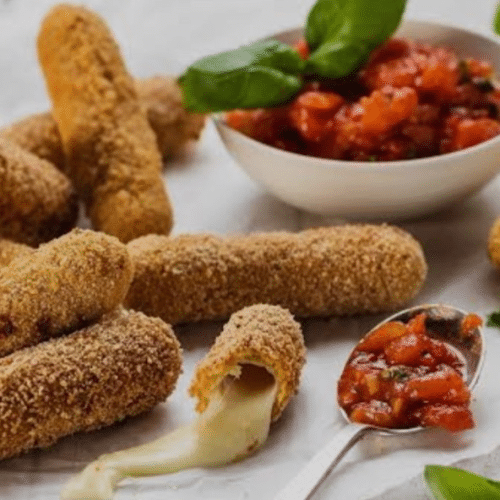 Mozarella-Sticks (12 Stück)