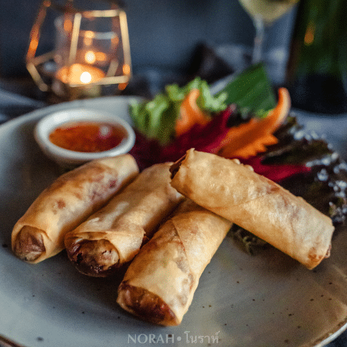 Spring roll vegetables homemade (3 pieces)