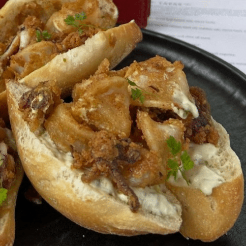 Bocadillo de jamón asado