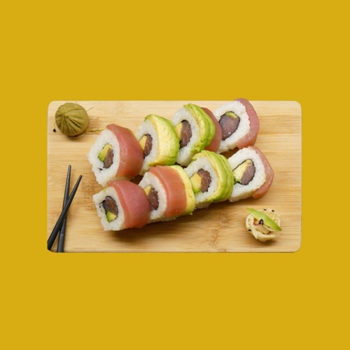 Tuna Avocado Rainbow (8 Stück)