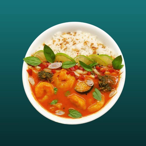 Thai Red Curry with Prawns