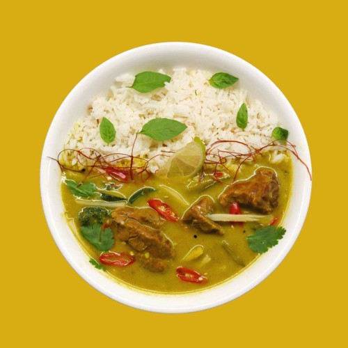 Green Thai Curry with Beef