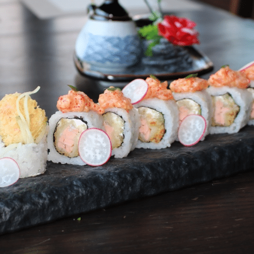 Tempura Lachs Roll 8 Stück