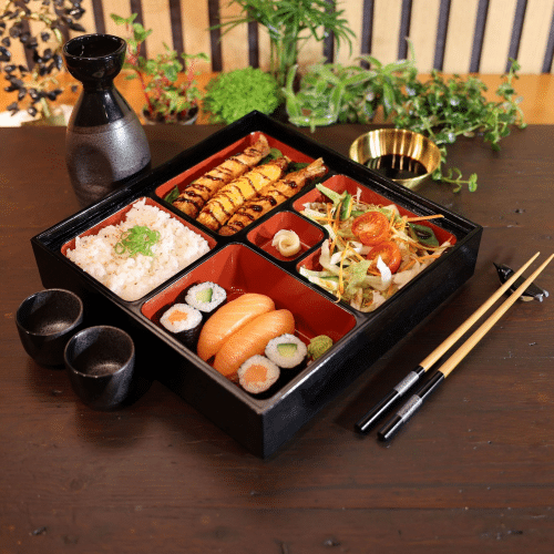 Crevetten-Shrimp Bento Box