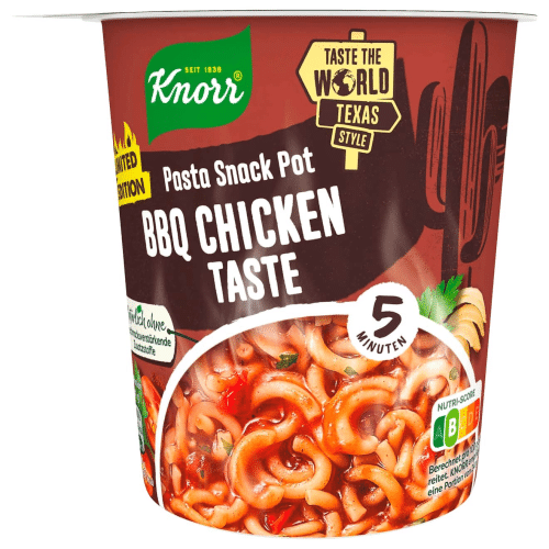 Knorr pasta Snack Pot BBQ Chicken Taste