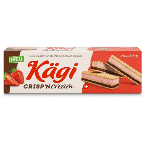 Kägi Crisp n Cream Strawberry