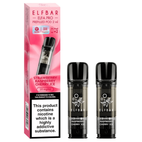 Elfa Pro Prefilled Pod 2ml - Strawberry Raspberry Cherry Ice