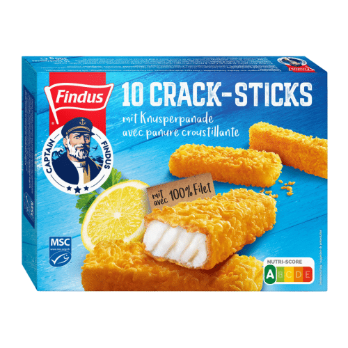 Findus 10 Crack Sticks Msc 300g