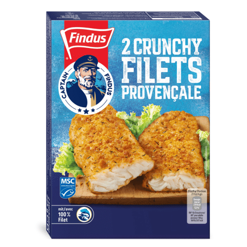 Findus 2 Crunchy Filet Provencale Msc 225g