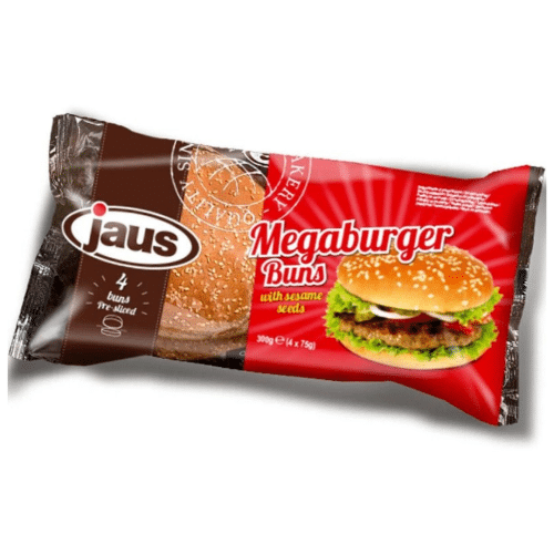 jaus Megaburger Buns 4 Stück 300 g