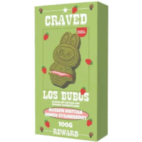 Los Bubos Schokolade Matcha Strawberry 100g
