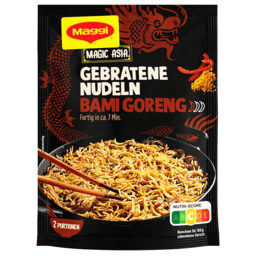 Maggi gebratene Nudeln Bami Goreng