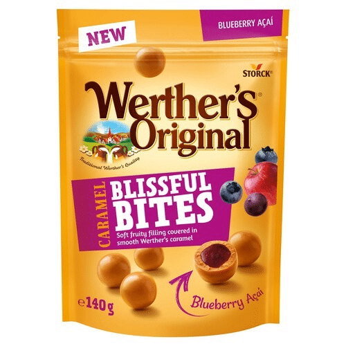 Werther's Original Blissful Bites Blueberry Acai (140g)
