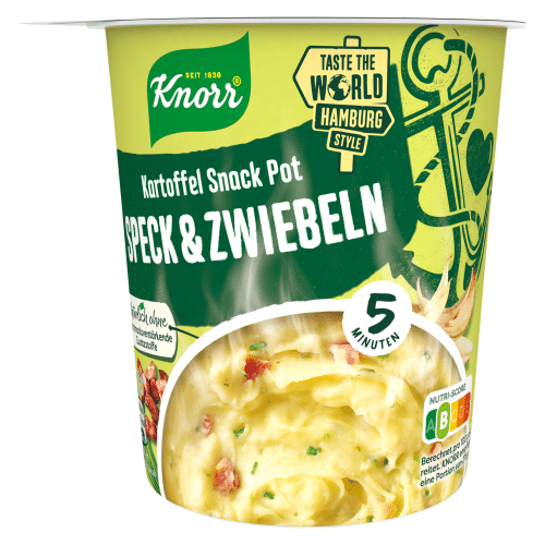 Knorr Kartoffel Snack Pot Speck und Zwiebeln