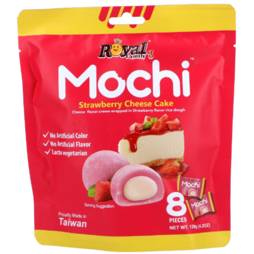 Mochi Strawberry Cheesecake