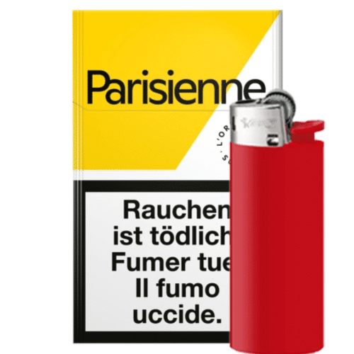 Parisienne Gelb (20 Stück) & Feuerzeug