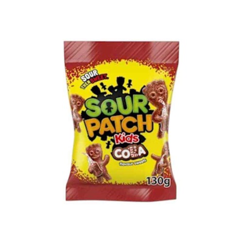 Sour Patch Kids Cola UK Peg Bags - (130g)