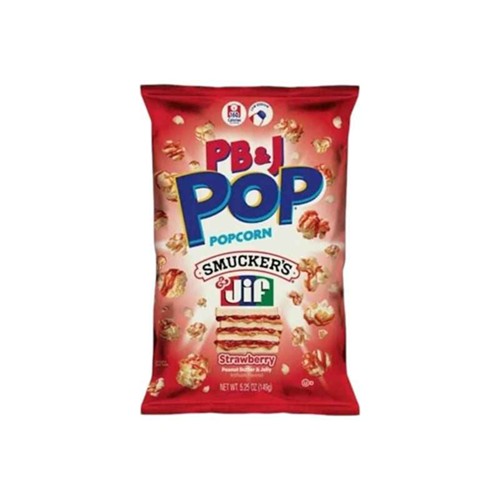Peanut Butter & Jelly Strawberry Pop Popcorn - (149g)