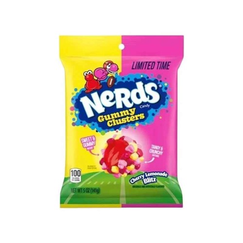 Nerds Gummy Clusters Cherry Lemonade Blitz Peg Bag Usa - (141g)