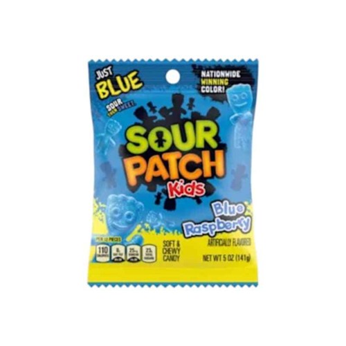 Sour Patch Kids Blue Raspberry UK Peg Bags - (130g)