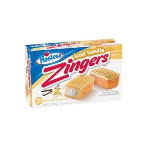 Hostess Zinger Iced Vanilla Cake Flavour USA - (approx. 60g) ...