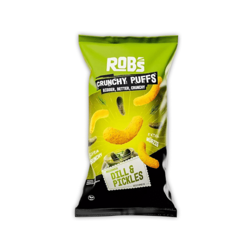 Rob's Crunchy Puffs Dill & Pickles (130g)