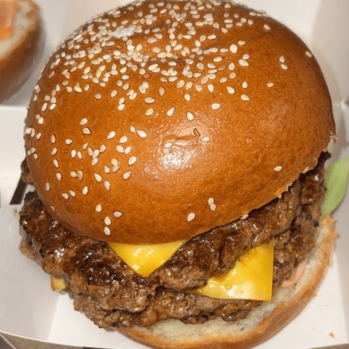Double Cheez burger Menu