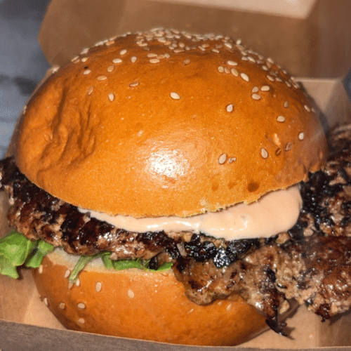 Double smash burger