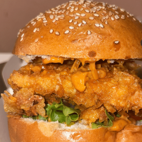 Hot crousty mams chicken