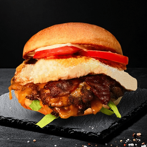 Holzfäller Double Cheese Smash Burger