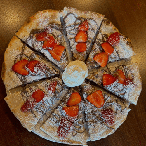 Pizza Nutella Con Fragole