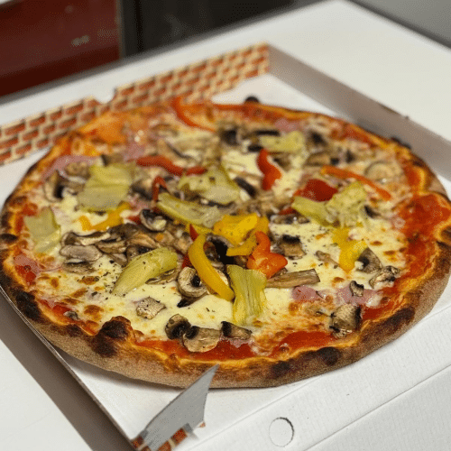 Pizza Quattro Stagioni (scharf)