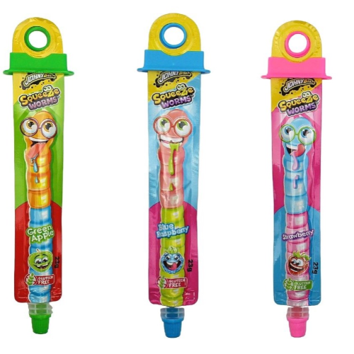 1x bonbon Johny Bee Squeeze Worms 23g