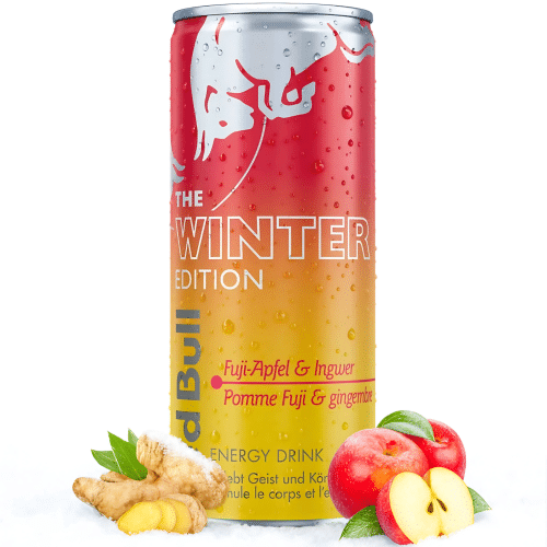Red Bull pomme Fuji gingembre