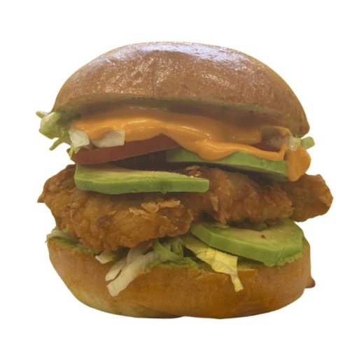 Crispy Chicken Avocado Burger