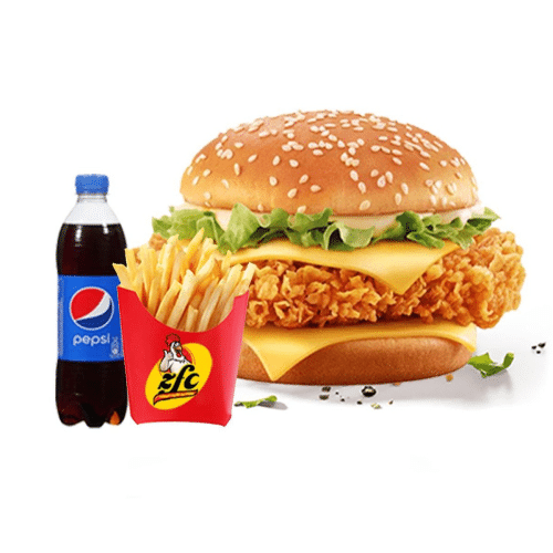 Crispy Chicken Cheese Burger Deal