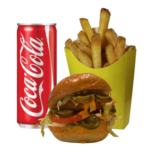 Crispy Jalapeños Vegi Burger Deal