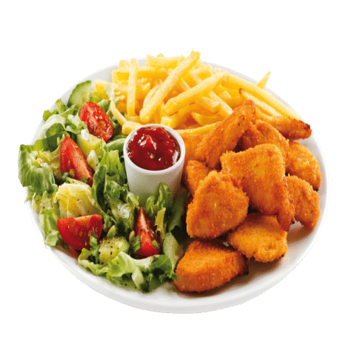 Chicken Nuggets Teller (6 Stück)