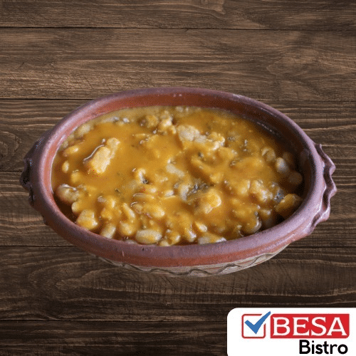 Portion gekochte Bohnen - Tavce Gravce