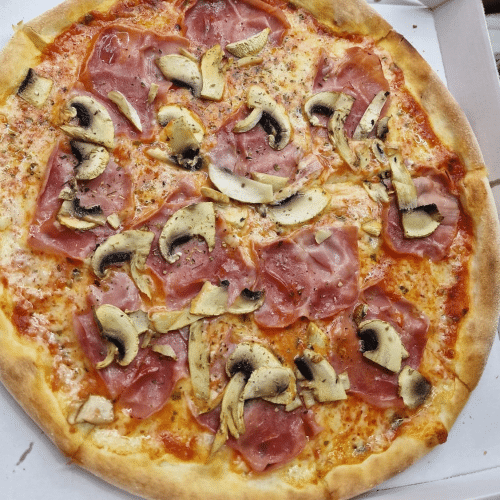 Pizza Prosciutto e Funghi