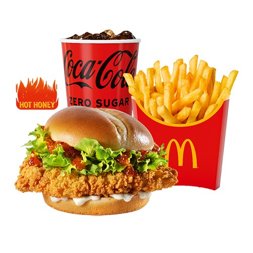 McCrispy Homestyle  Hot Honey Menu