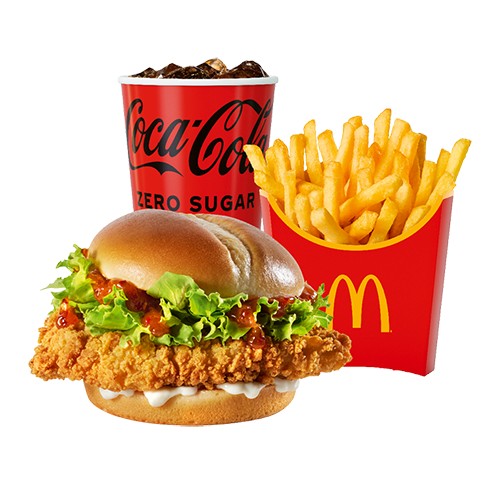 McCrispy Homestyle  Hot Honey Menu