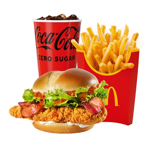 McCrispy Homestyle  Hot Honey Bacon Menu
