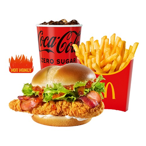 McCrispy Homestyle  Hot Honey Bacon Menu