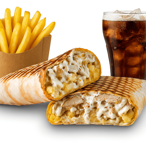 Menu Tacos Méga XL (2 viandes)
